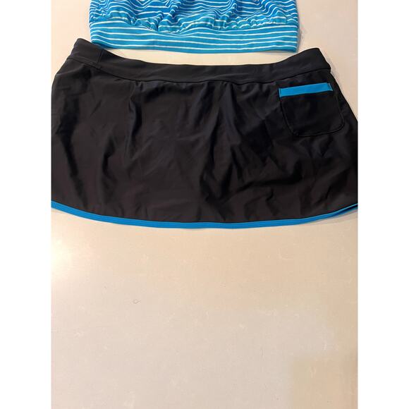 Free Country Matching Tennis Skirt And Workout Top Built in Bra Preppy Tennis XL - Picture 11 of 11